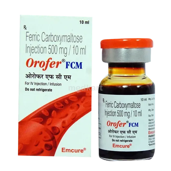 orofer fcm 500mg injection 10 ml